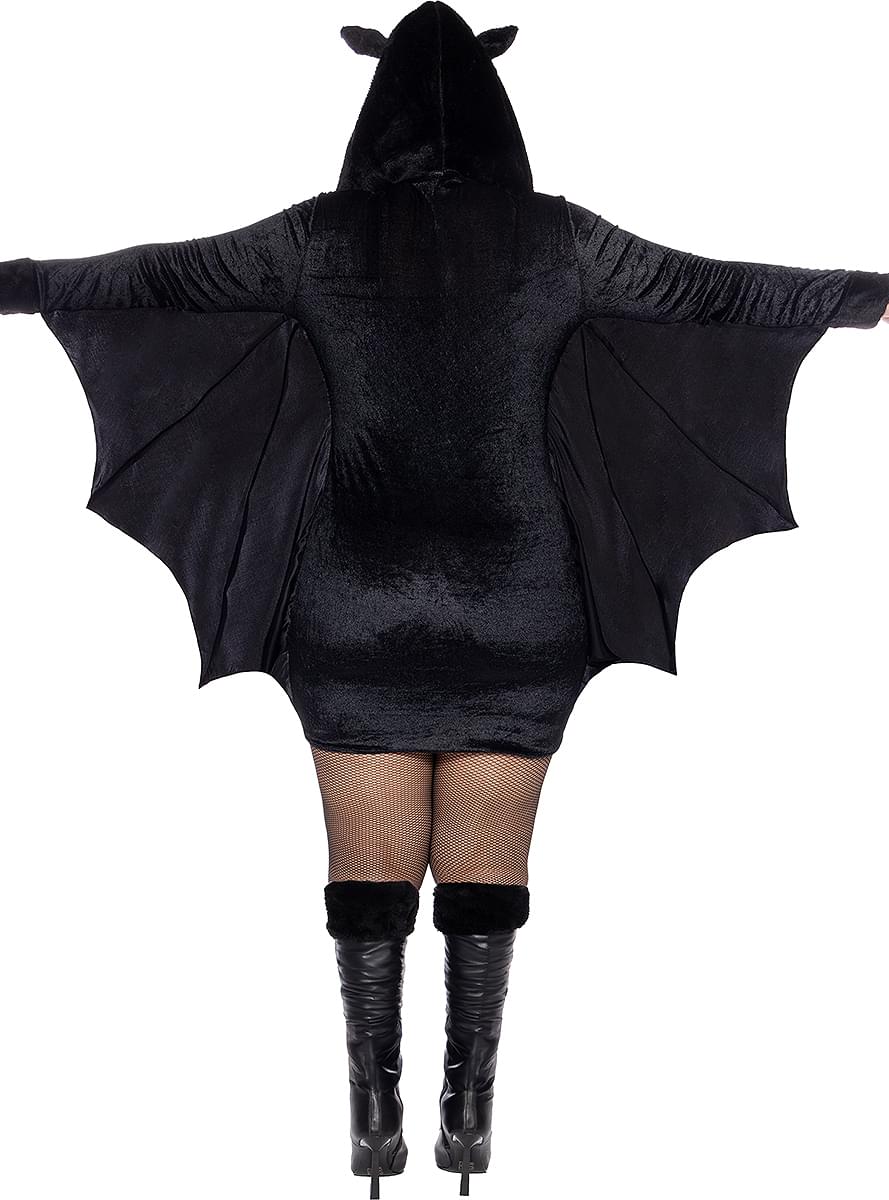 Disfraz de murciélago sexy para mujer talla grande
