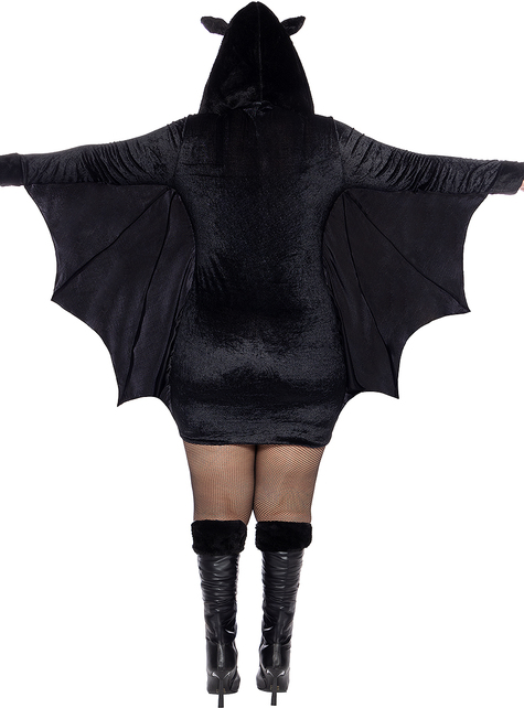 Disfraz de murciélago sexy para mujer talla grande