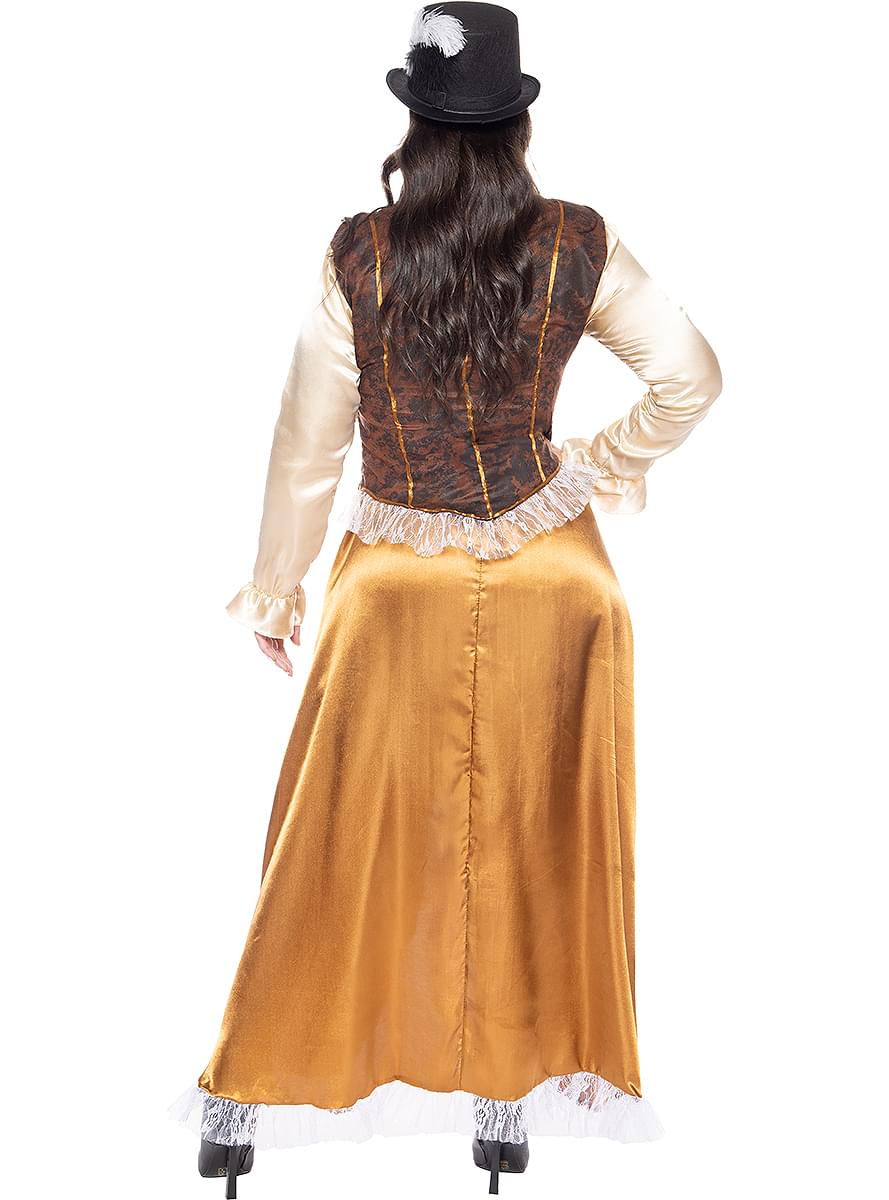 Steampunk kostīms garš sievietēm liela izmēra