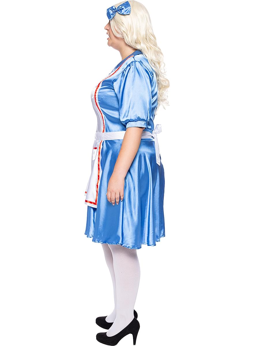 Maskeraddräkt Alice för henne stor storlek