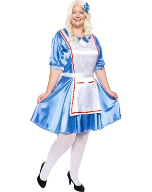 Alice kostume til kvinder Plusstørrelse