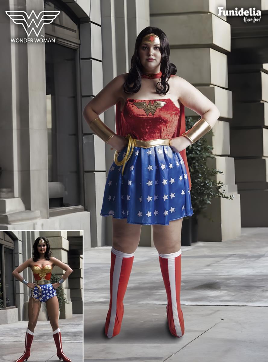 Szexi Wonder Woman jelmez plusz méretben