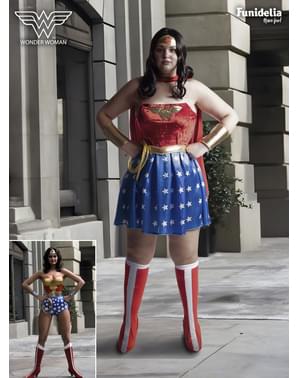 sexy Wonder woman kostum, večja velikost