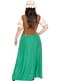 Disfraz de tabernera medieval para mujer talla grande