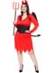Costume da diavolessa da donna taglie forti