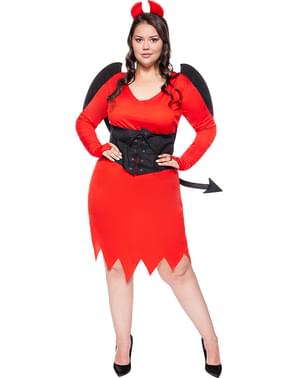 Déguisement diablesse femme Halloween (grande taille) Taille 48/50 -  Déguisement adulte - Achat & prix
