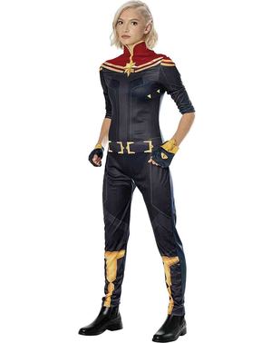 Kapitan Marvel kostum za ženske