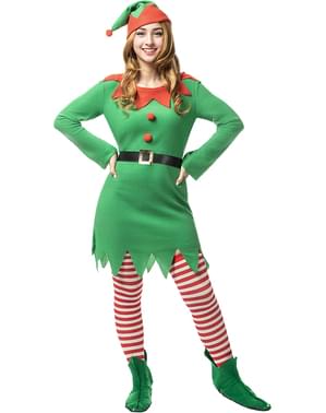 Costume da elfo da donna taglie forti