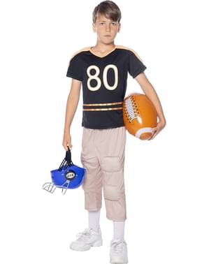 Igralec ameriškega nogometa mišičast kostum za dečke