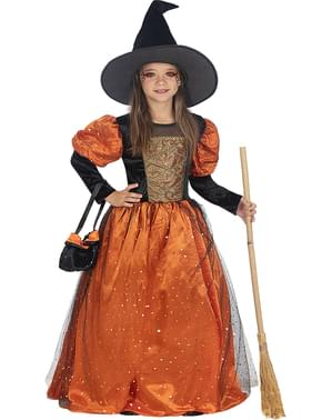 Hexen Kostüm Premium für Mädchen