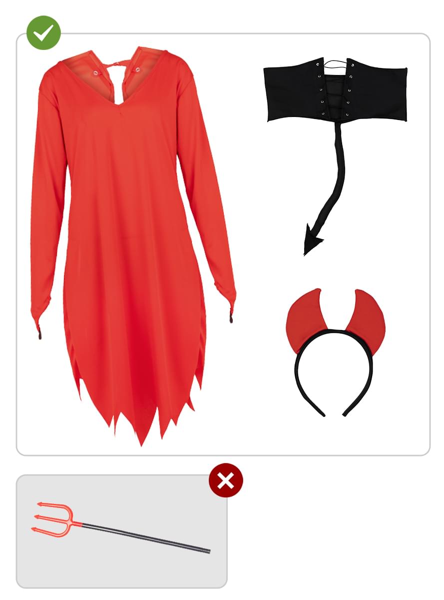 Duivel Kostuum Voor Vrouwen Plus Size