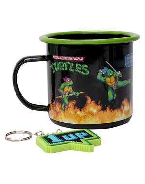 Ninja Turtles Mug with Keychain