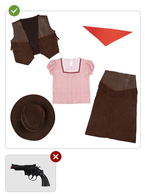 Tuta Donna Taglie Forti Con Spalle Scoperte E Pantaloncini - Pagliaccetto Western Cowgirl Pois