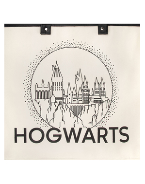 Harry Potter -kangaskassi Tylypahkan logoilla