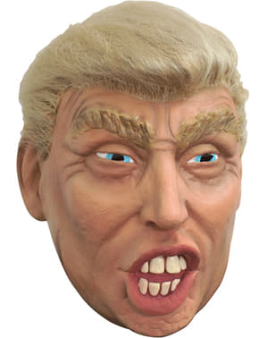 Yetişkinlerin Donald Trump Maskesi Saçlı