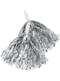 Silver Pom-Poms