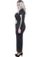 Disfraz de esqueleto elegante para mujer talla grande