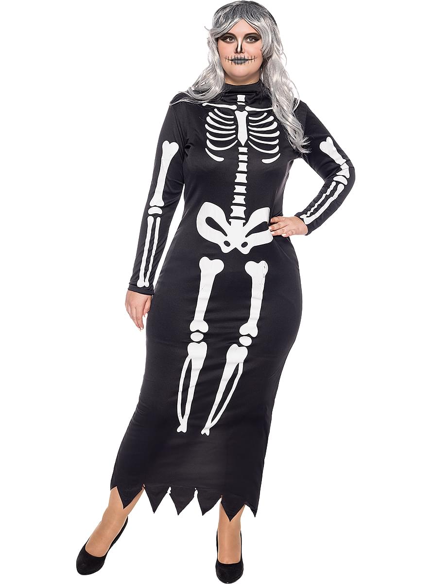 Elegant Skeleton Costume for Women Plus Size