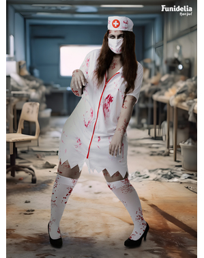 Déguisement infirmière zombie femme grande taille