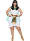 Maskeraddräkt Cleopatra för henne stor storlek