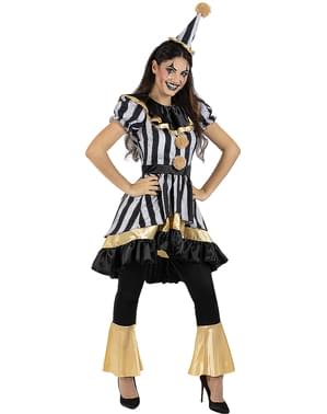 Deluxe kostým strašidelný klaun pro ženy