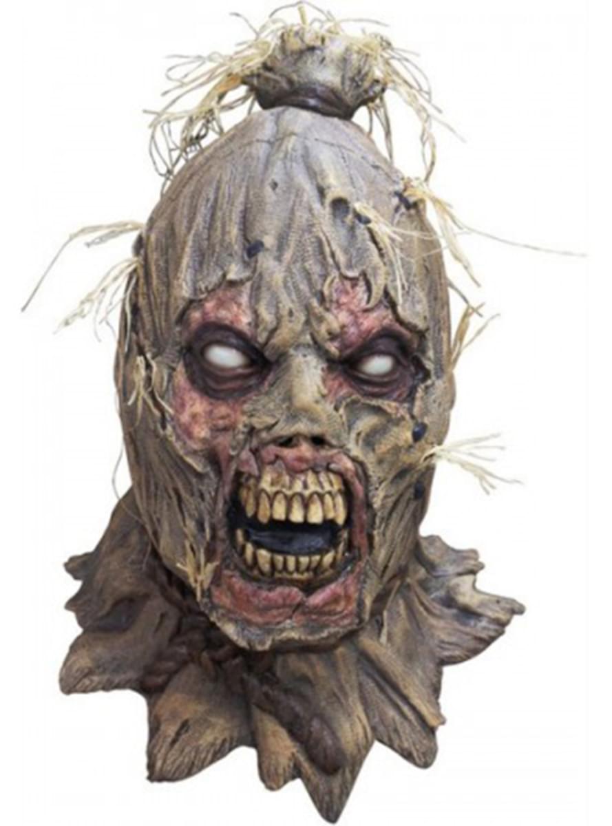Zombiefugleskræmsel maske til voksne
