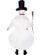 Fato de boneco de neve insuflável para adulto