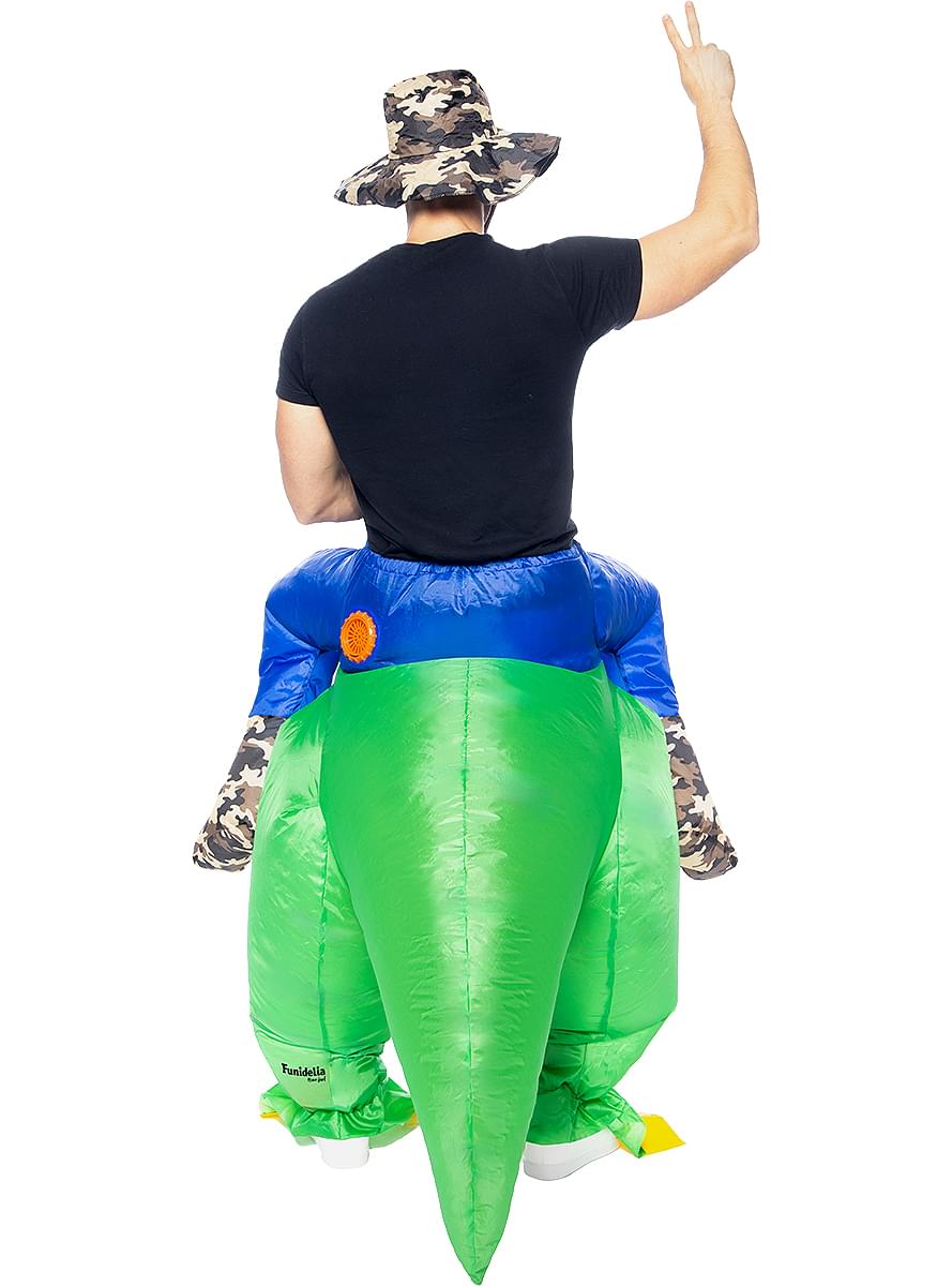 Felfújható Dinoszaurusz Lovaglós Felfedező Jelmez Felnőtteknek