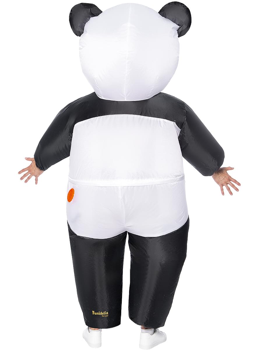Opblaasbaar Panda Kostuum voor Volwassenen