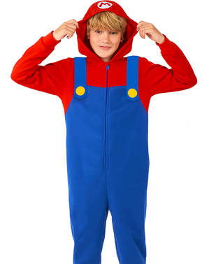 Mario Onesie Costume for Boys - Super Mario Bros