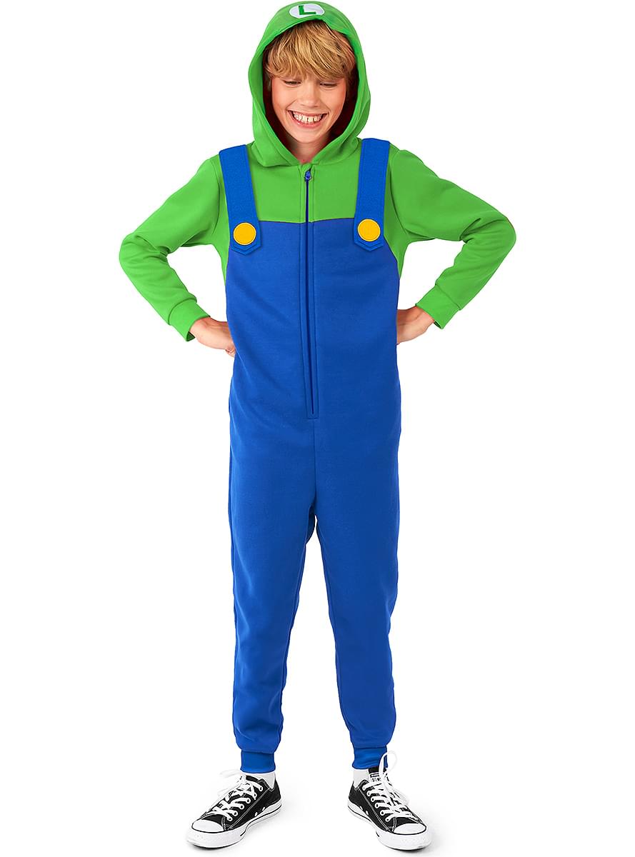 Luigi Onesie Kostim za dječake - Super Mario Bros