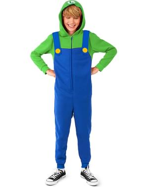 Strój Onesie Luigi dla chłopców - Super Mario Bros