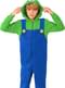Disfraz de Luigi Onesie para niños - Super Mario Bros