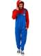 Fato de Mario Onesie para adulto - Super Mario Bros