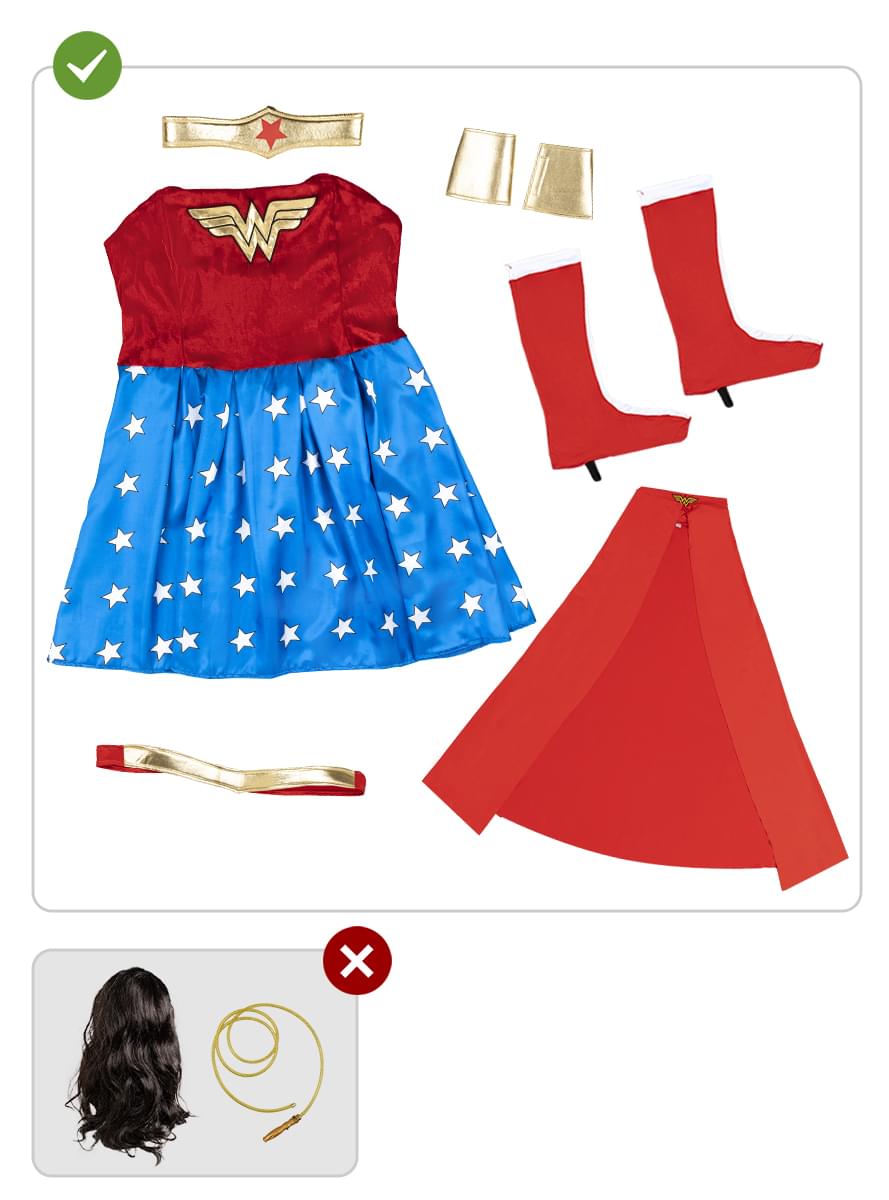 Сексуальний остюм Чудо-жінки плюс сайз