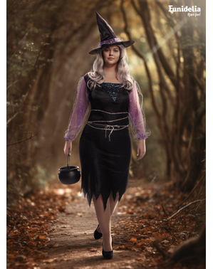 Klasični kostim vještice za žene plus veličine