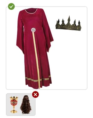 Lady Guinevere kostume til kvinder Plusstørrelse