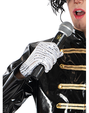 Microfone e luva de Michael Jackson