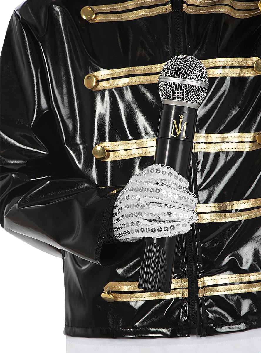 Michael Jackson mikrafonas ir pirštinė
