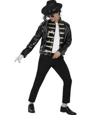 Michael Jackson črna vojaška jakna za moške