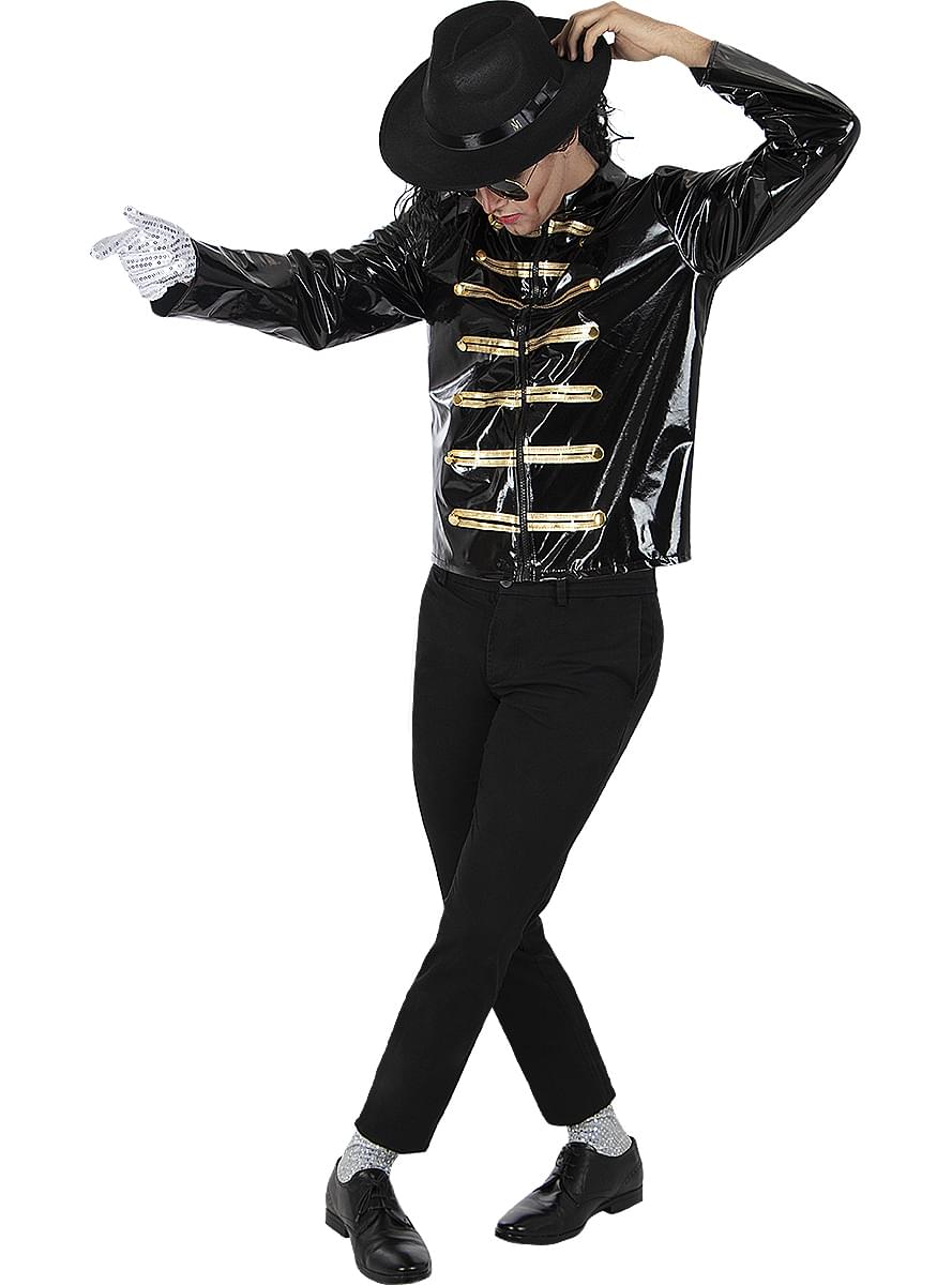 Michael Jackson Čierna vojenská bunda pre dospelých