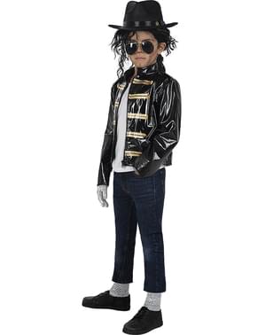 Michael Jackson sort militærjakke til drenge