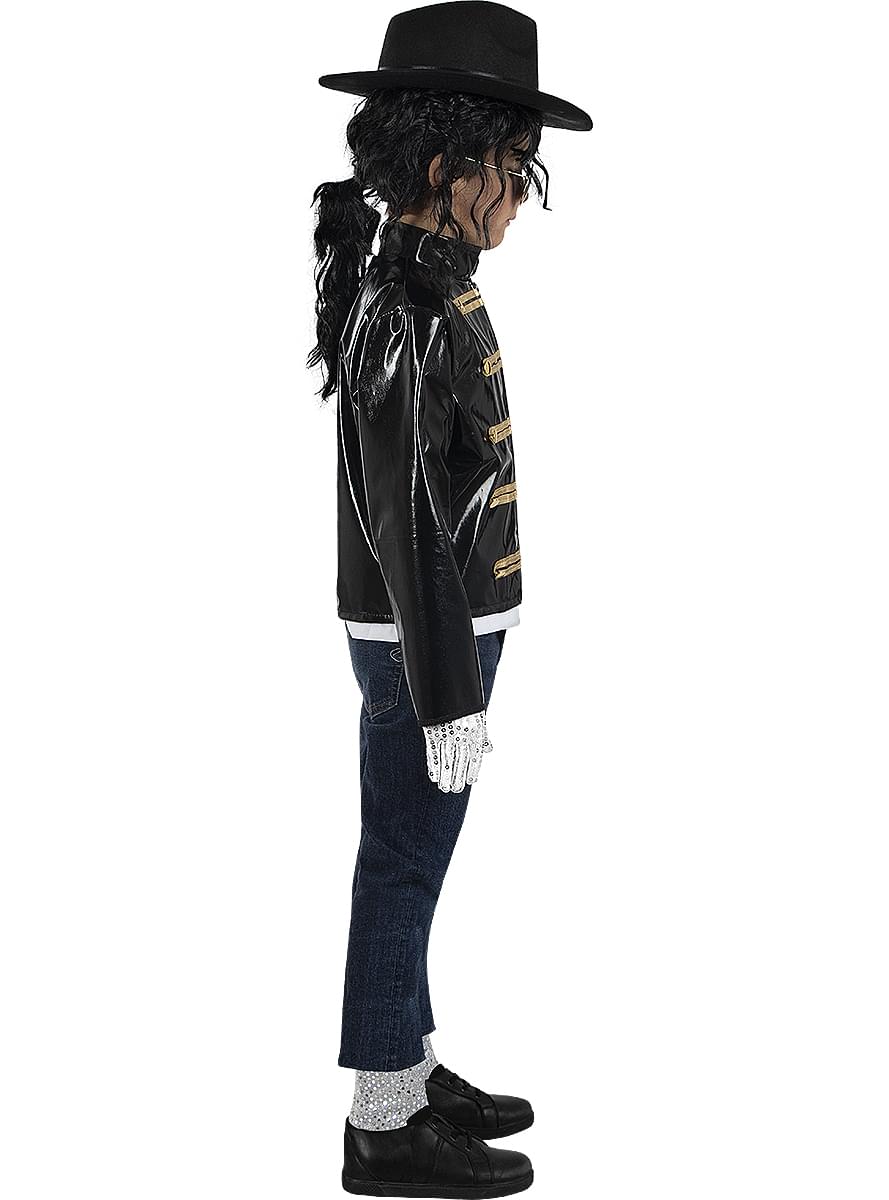 Melnā militārā jakas Michael Jackson bērniem