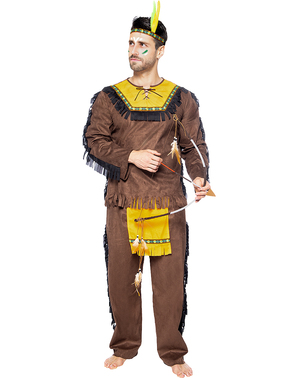 Costum Indian Deluxe pentru bărbați dimensiuni mari