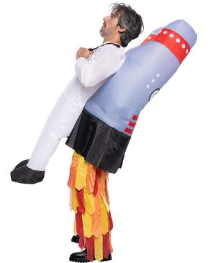 Costum gonflabil de rachetă pentru adulți