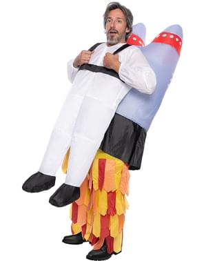 Costum gonflabil de rachetă pentru adulți