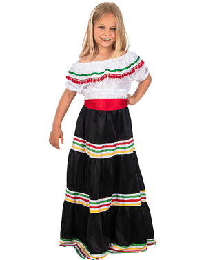 Meksikansk kostyme til jenter