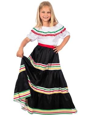 Costum de fată mexicană