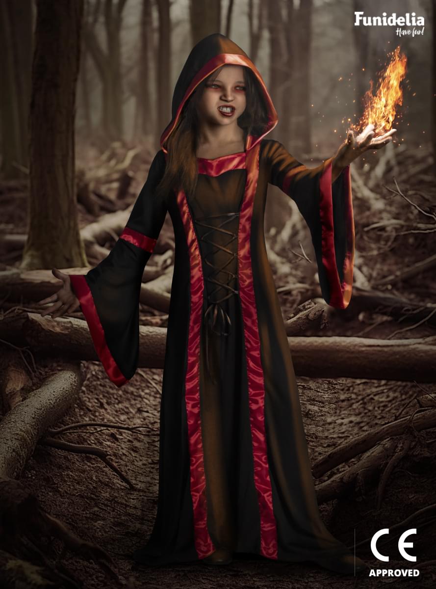 Vampir-Priesterin Kostüm für Mädchen