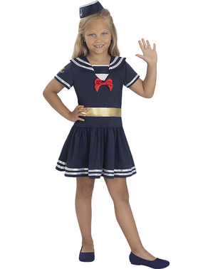 Dievčenský kostým námorníčky